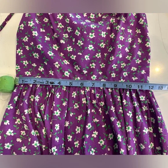 Vintage 1960s Lanz Originals Floral Sundress 💜🌿 - Picture 10 of 13